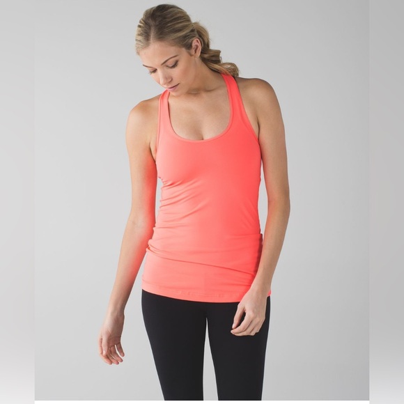 Tops - Lululemon Coral Cool Racerback Tank Top